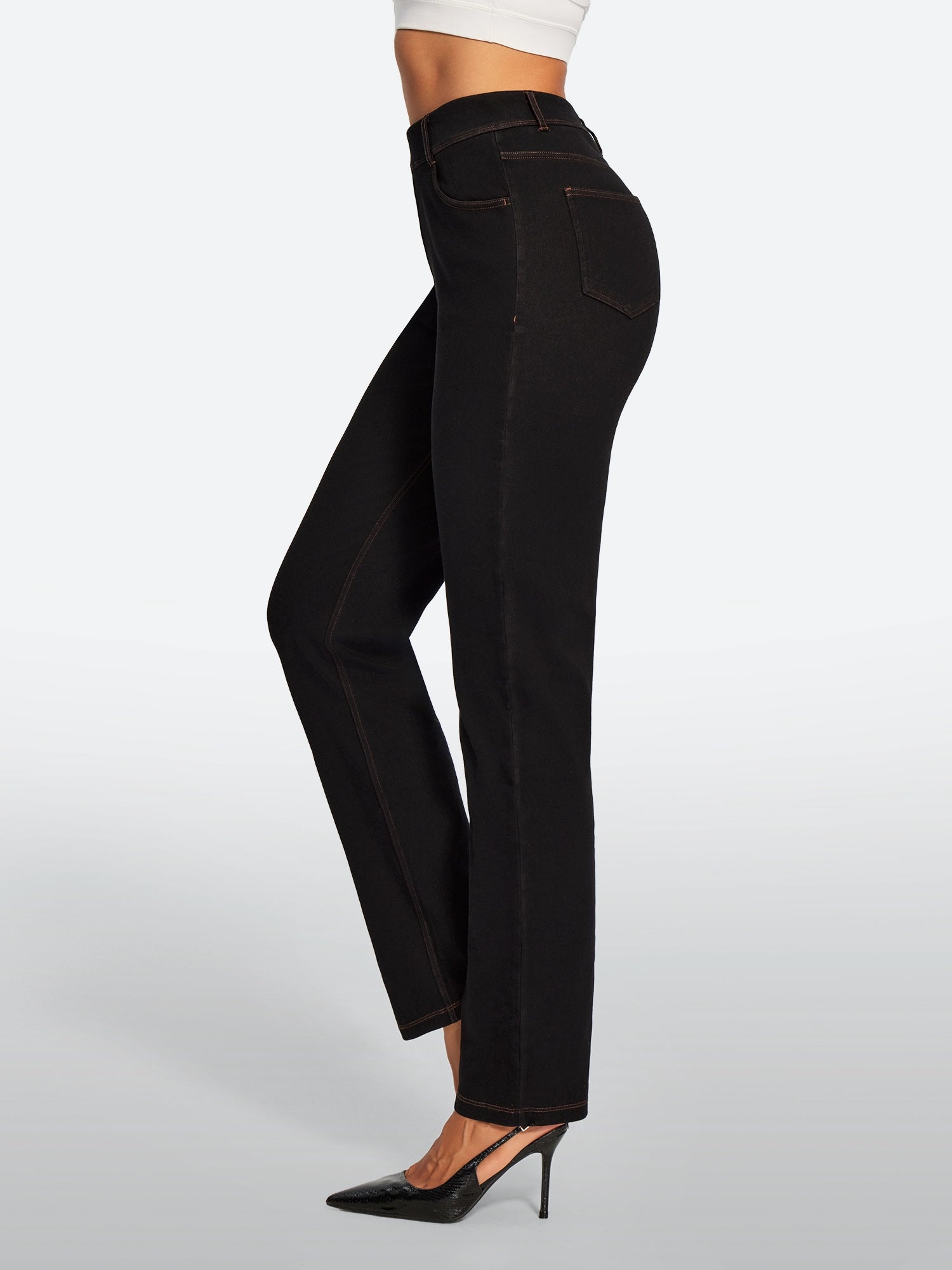 IUGA FlexDenim® High Waisted  Bootcut  Straight Leg Jeans | Affordable Yoga Leggings & Activewear by IUGA