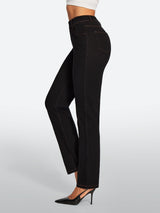 IUGA FlexDenim® High Waisted  Bootcut  Straight Leg Jeans | Affordable Yoga Leggings & Activewear by IUGA