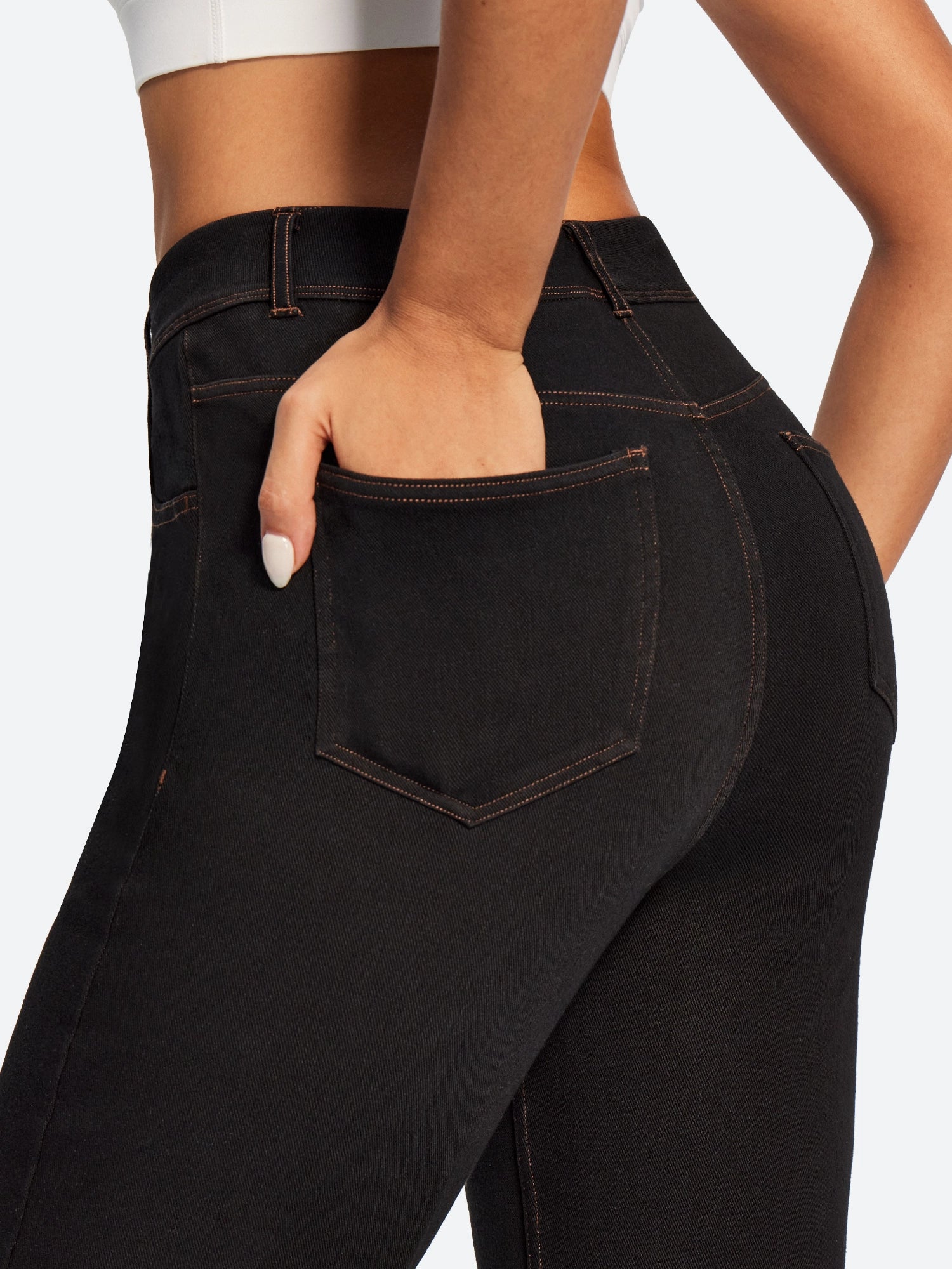 IUGA FlexDenim® High Waisted  Bootcut  Straight Leg Jeans | Affordable Yoga Leggings & Activewear by IUGA