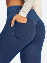 IUGA FlexDenim® High Waisted Stretchy Butt Lifting Jeggings With Pockets | Affordable Yoga Leggings & Activewear by IUGA