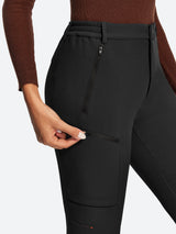 IUGA Women's Fleece Lined Waterproof Softshell Insulated Snow Ski Pants | Affordable Yoga Leggings & Activewear by IUGA