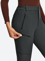 IUGA Women's Fleece Lined Waterproof Softshell Insulated Snow Ski Pants | Affordable Yoga Leggings & Activewear by IUGA