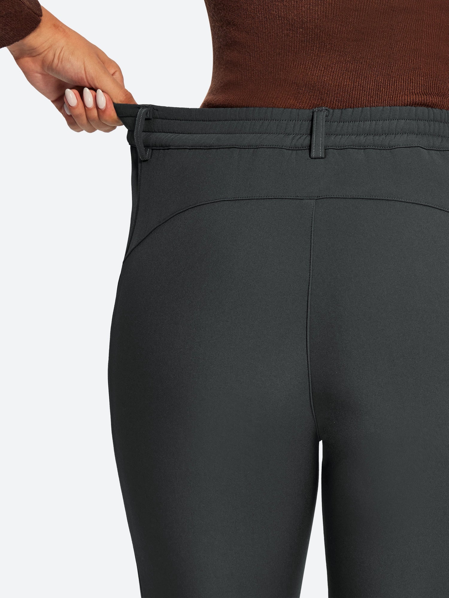 IUGA Women's Fleece Lined Waterproof Softshell Insulated Snow Ski Pants | Affordable Yoga Leggings & Activewear by IUGA