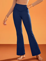 IUGA HeatLab® Sandwich Waistband No Front Seam Fleece Lined Bootcut Yoga Pants With Pockets | Affordable Yoga Leggings & Activewear by IUGA