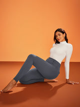 IUGA HeatLab® Fleece Lined Pull On High Waisted Dress Pants With Pockets | Affordable Yoga Leggings & Activewear by IUGA