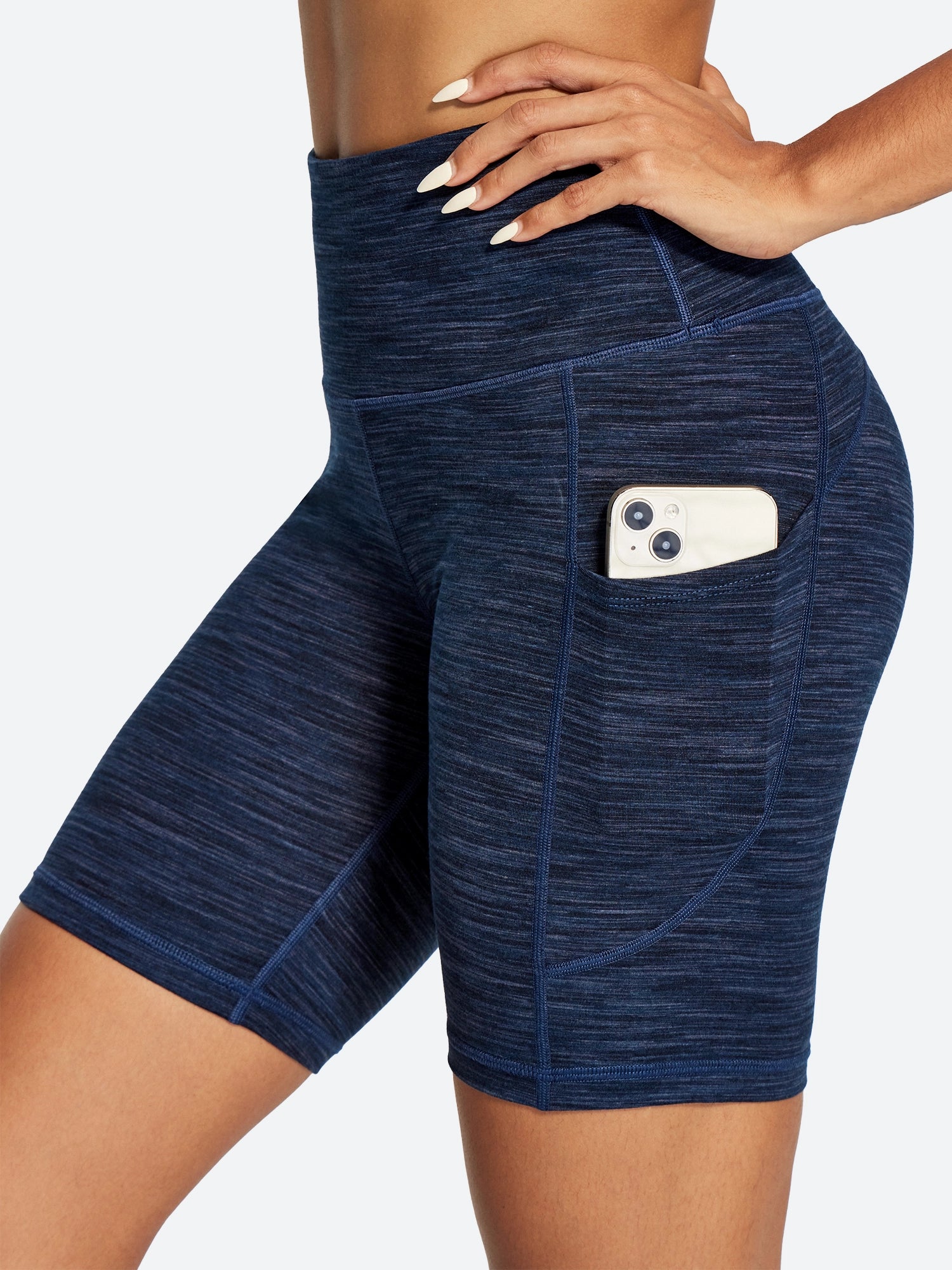 IUGA FlexTight Tummy Control Shorts With Pockets 6''