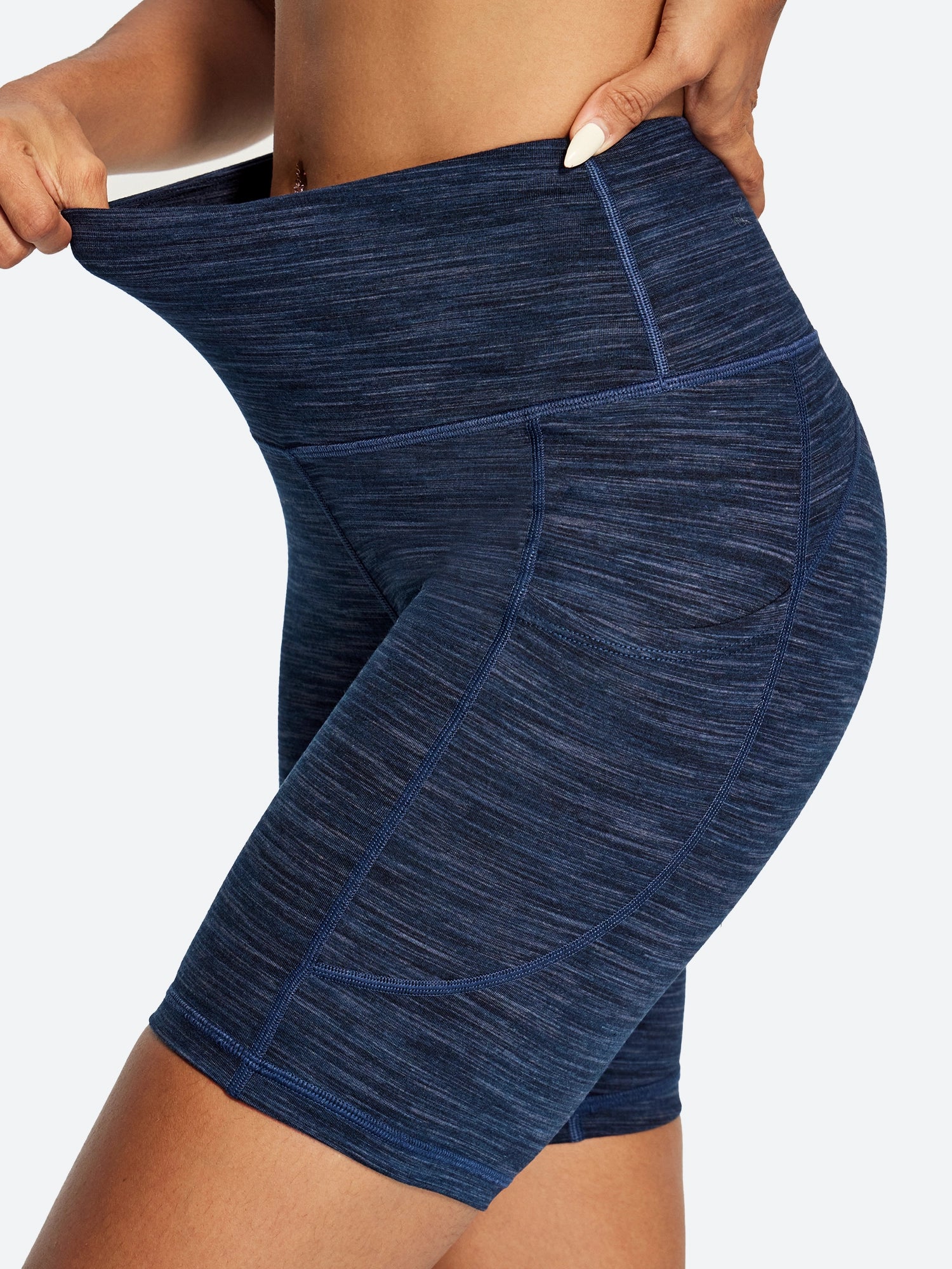 IUGA FlexTight Tummy Control Shorts With Pockets 6''