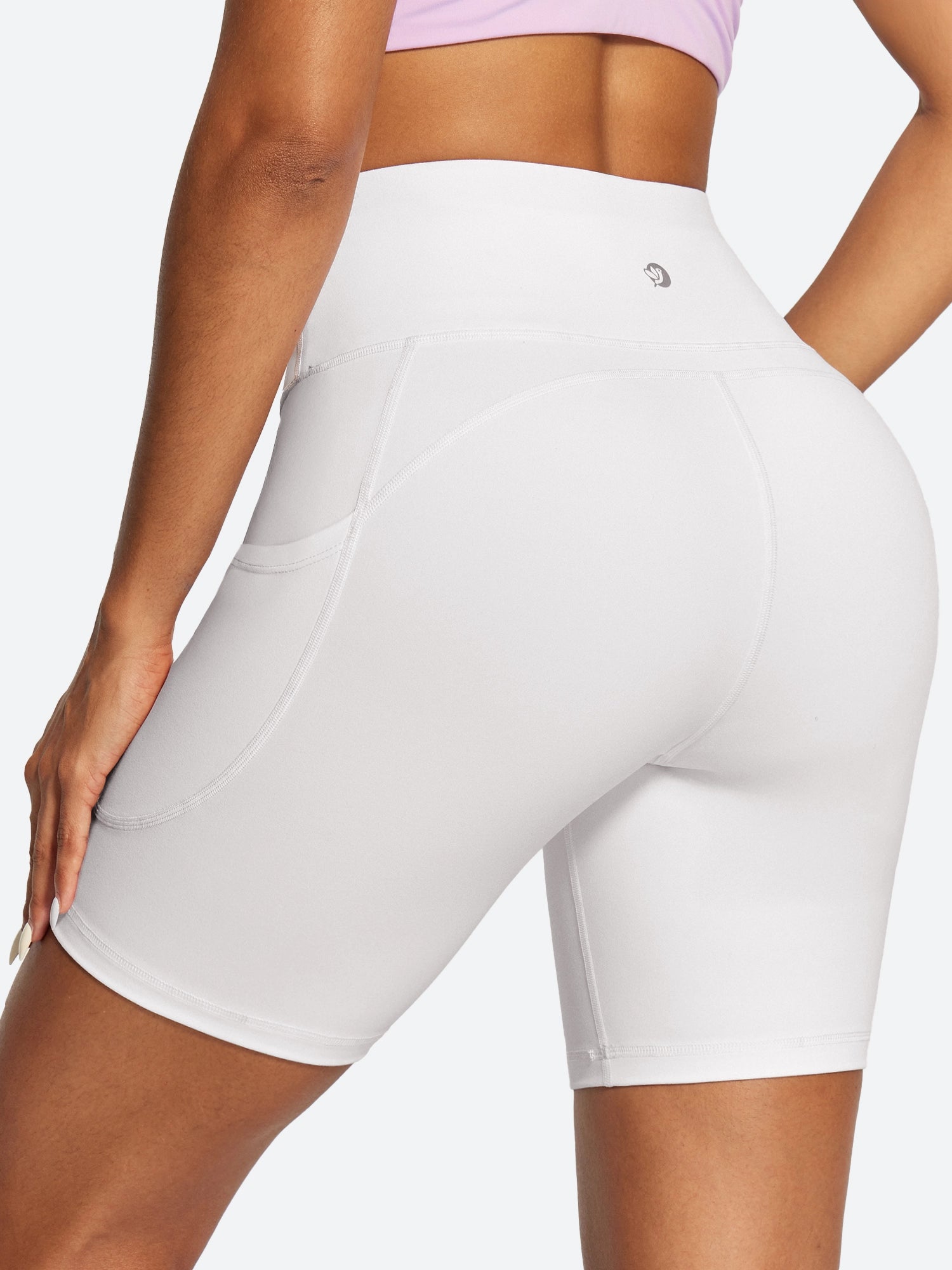 IUGA FlexTight Tummy Control Shorts With Pockets 6''