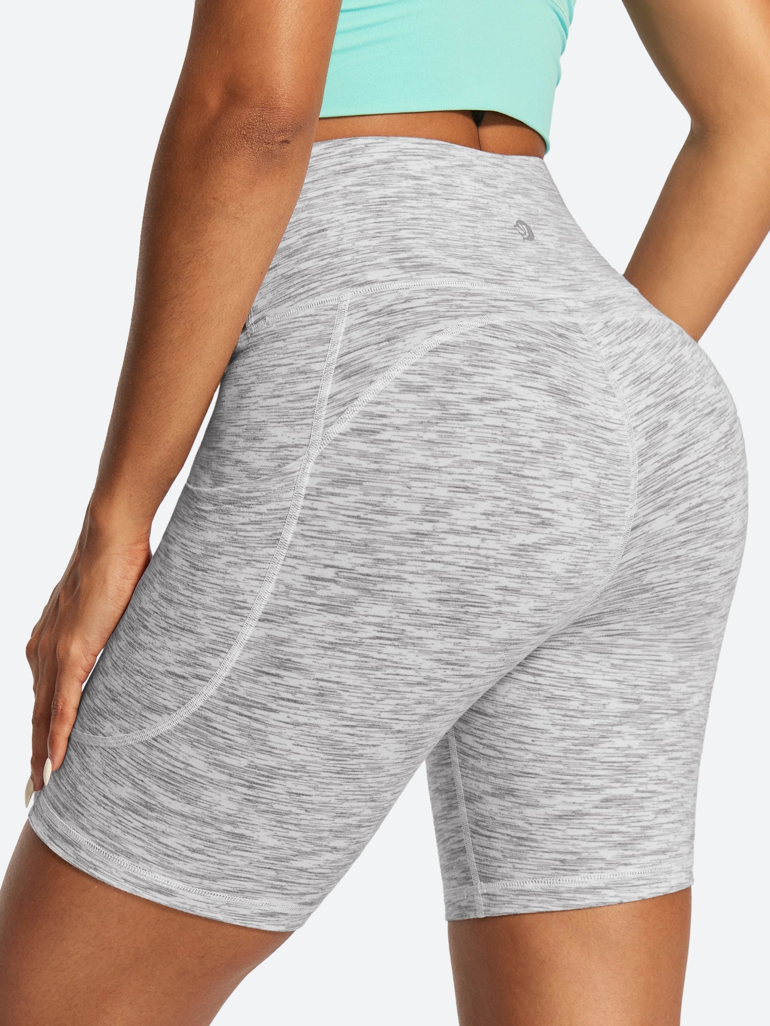 IUGA FlexTight Tummy Control Shorts With Pockets 6''