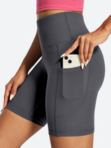 IUGA FlexTight Tummy Control Shorts With Pockets 6''