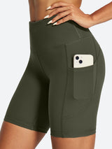 IUGA FlexTight Tummy Control Shorts With Pockets 6''