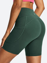 IUGA FlexTight Tummy Control Shorts With Pockets 6''