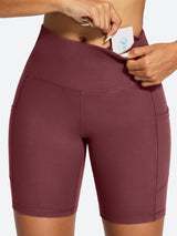 IUGA FlexTight Tummy Control Shorts With Pockets 6''