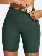 IUGA FlexTight Tummy Control Shorts With Pockets 6''