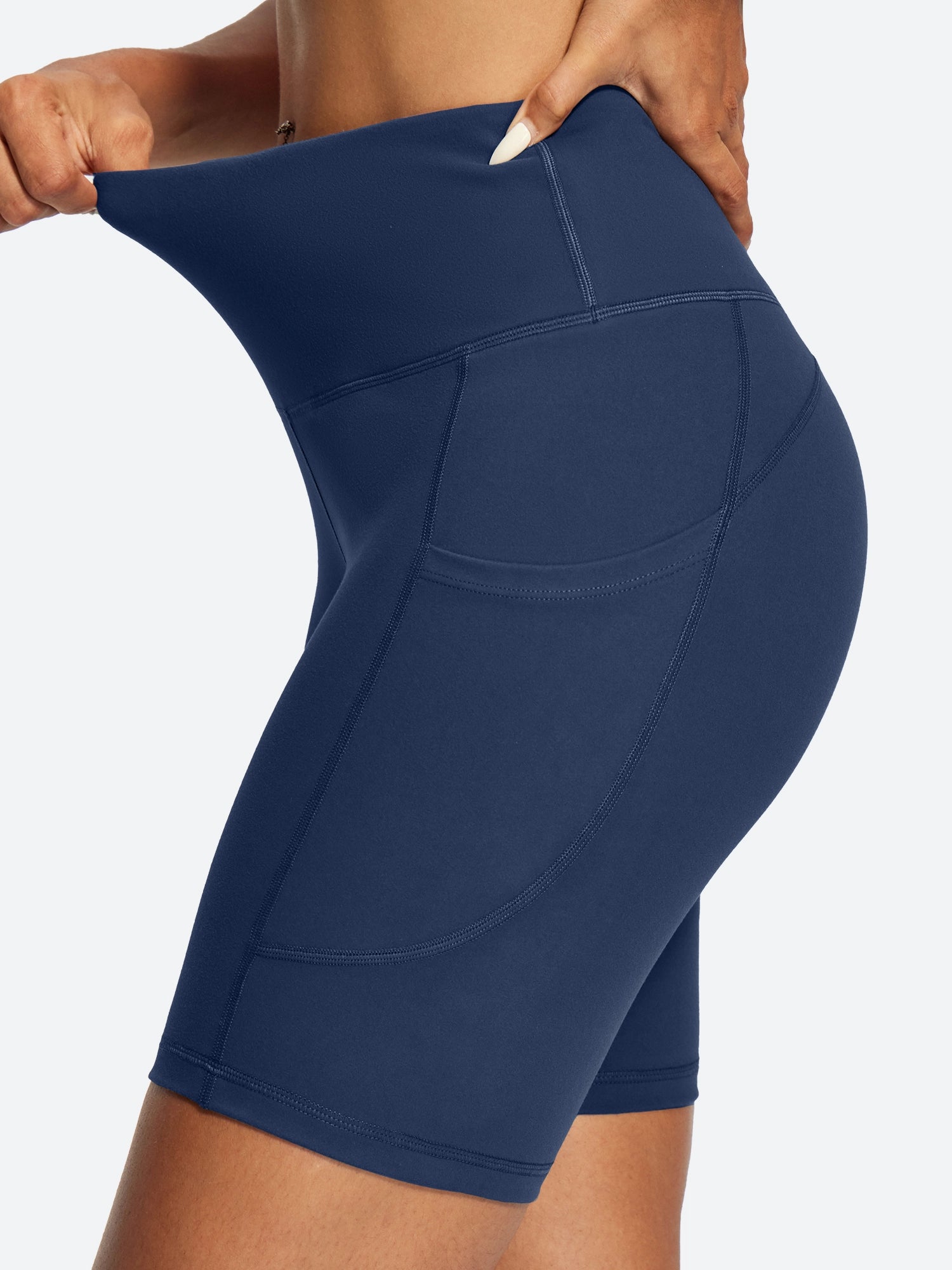 IUGA FlexTight Tummy Control Shorts With Pockets 6''