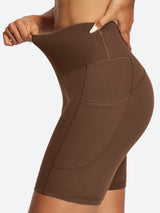 IUGA FlexTight Tummy Control Shorts With Pockets 6''