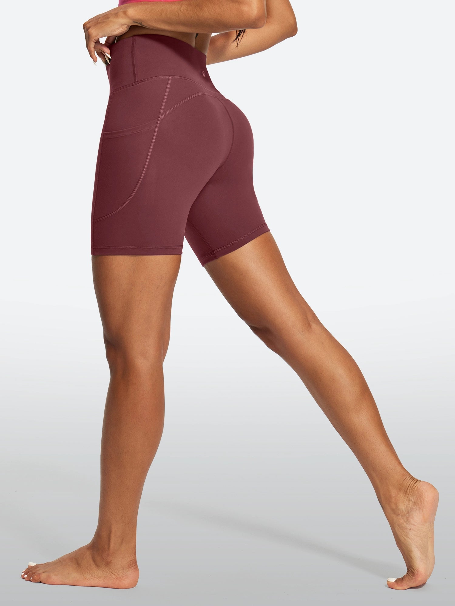 IUGA FlexTight Tummy Control Shorts With Pockets 6''