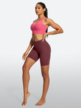 IUGA FlexTight Tummy Control Shorts With Pockets 6''