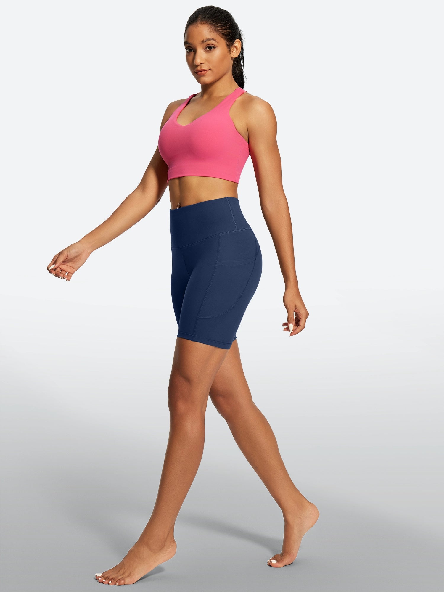 IUGA FlexTight Tummy Control Shorts With Pockets 6''