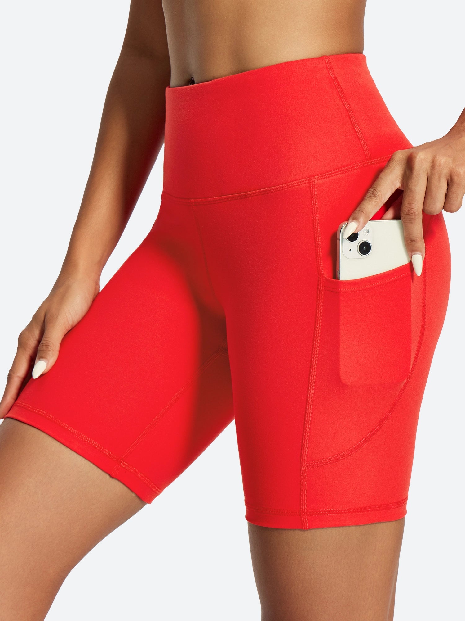 IUGA FlexTight Tummy Control Shorts With Pockets 6''