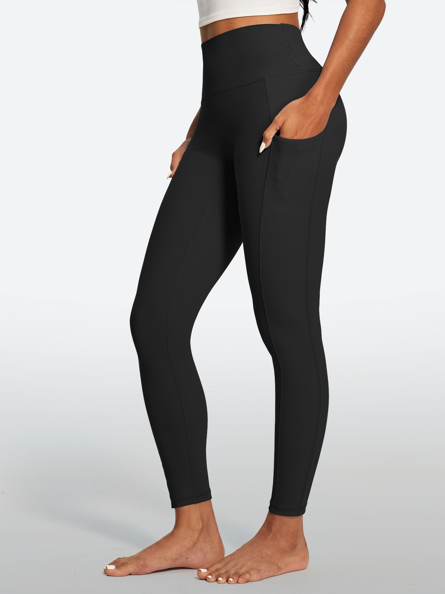 IUGA PowerTight No Front Seam Compression Leggings