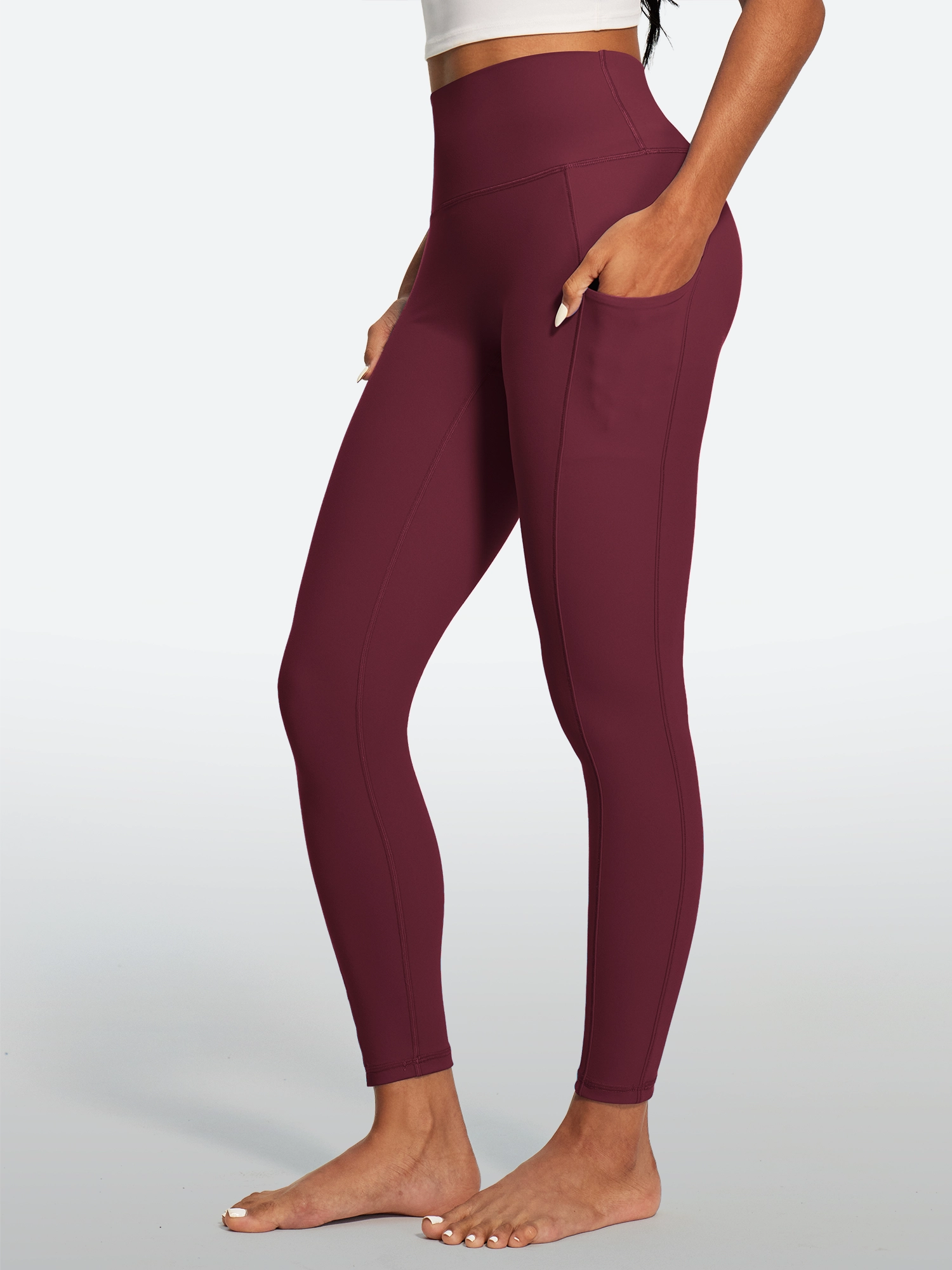 IUGA PowerTight No Front Seam Compression Leggings