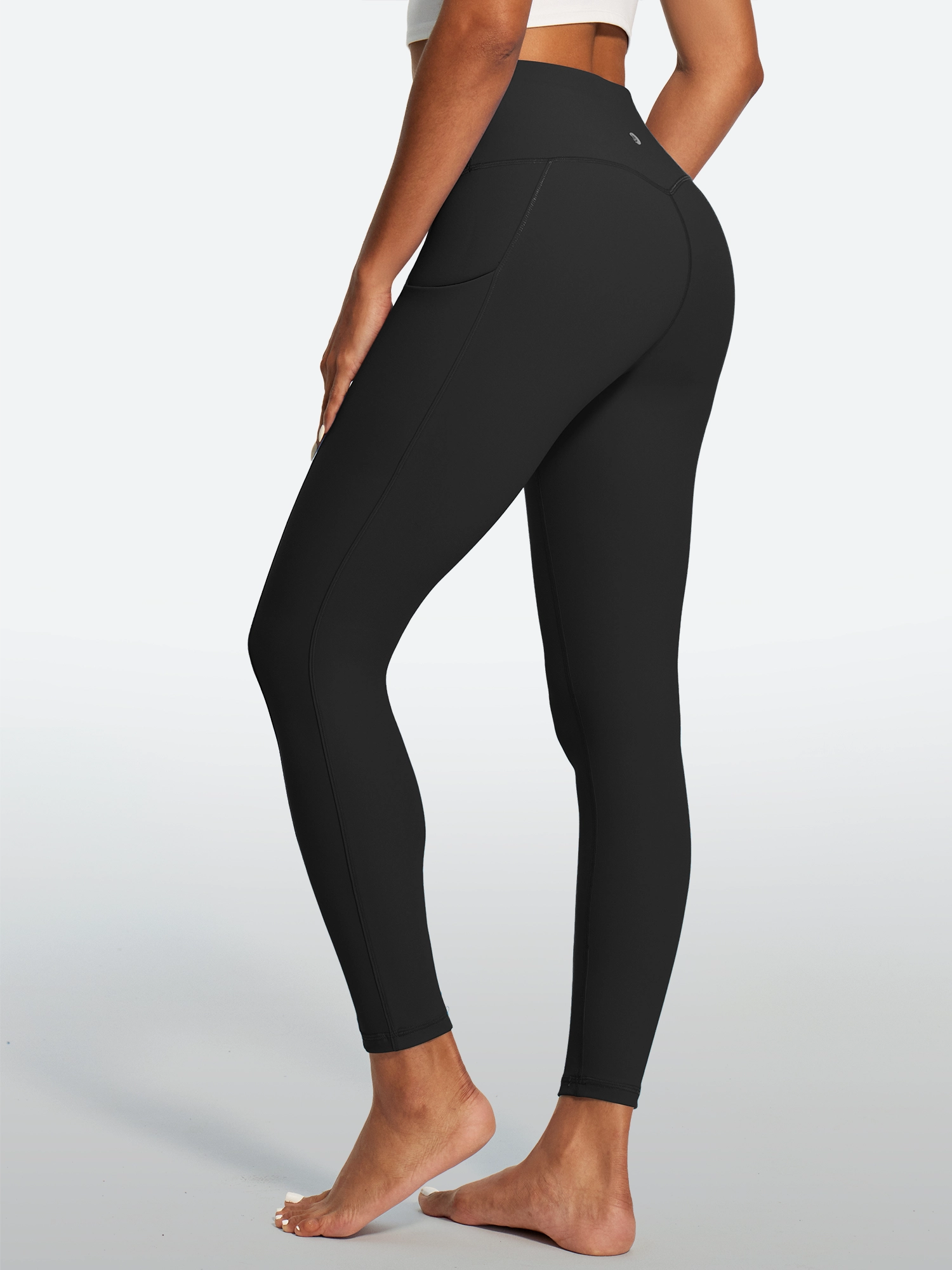 IUGA PowerTight No Front Seam Compression Leggings