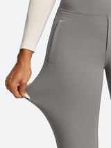 IUGA High Waist Pull On Stretchy Dress Pants With Zipper Pockets