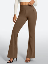 IUGA High Waist Pull On Stretchy Dress Pants With Zipper Pockets