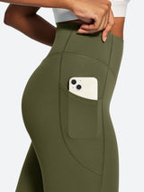 IUGA PowerTight Sandwich Scrunch Butt Lifting No Front Seam Compression Leggings With Pockets | Affordable Yoga Leggings & Activewear by IUGA