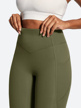 IUGA PowerTight Sandwich Scrunch Butt Lifting No Front Seam Compression Leggings With Pockets | Affordable Yoga Leggings & Activewear by IUGA