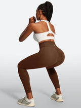 IUGA PowerTight Sandwich Scrunch Butt Lifting No Front Seam Compression Leggings With Pockets | Affordable Yoga Leggings & Activewear by IUGA