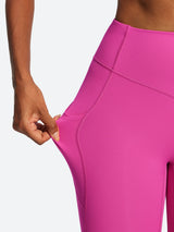 IUGA PowerTight Sandwich Scrunch Butt Lifting No Front Seam Compression Leggings With Pockets | Affordable Yoga Leggings & Activewear by IUGA