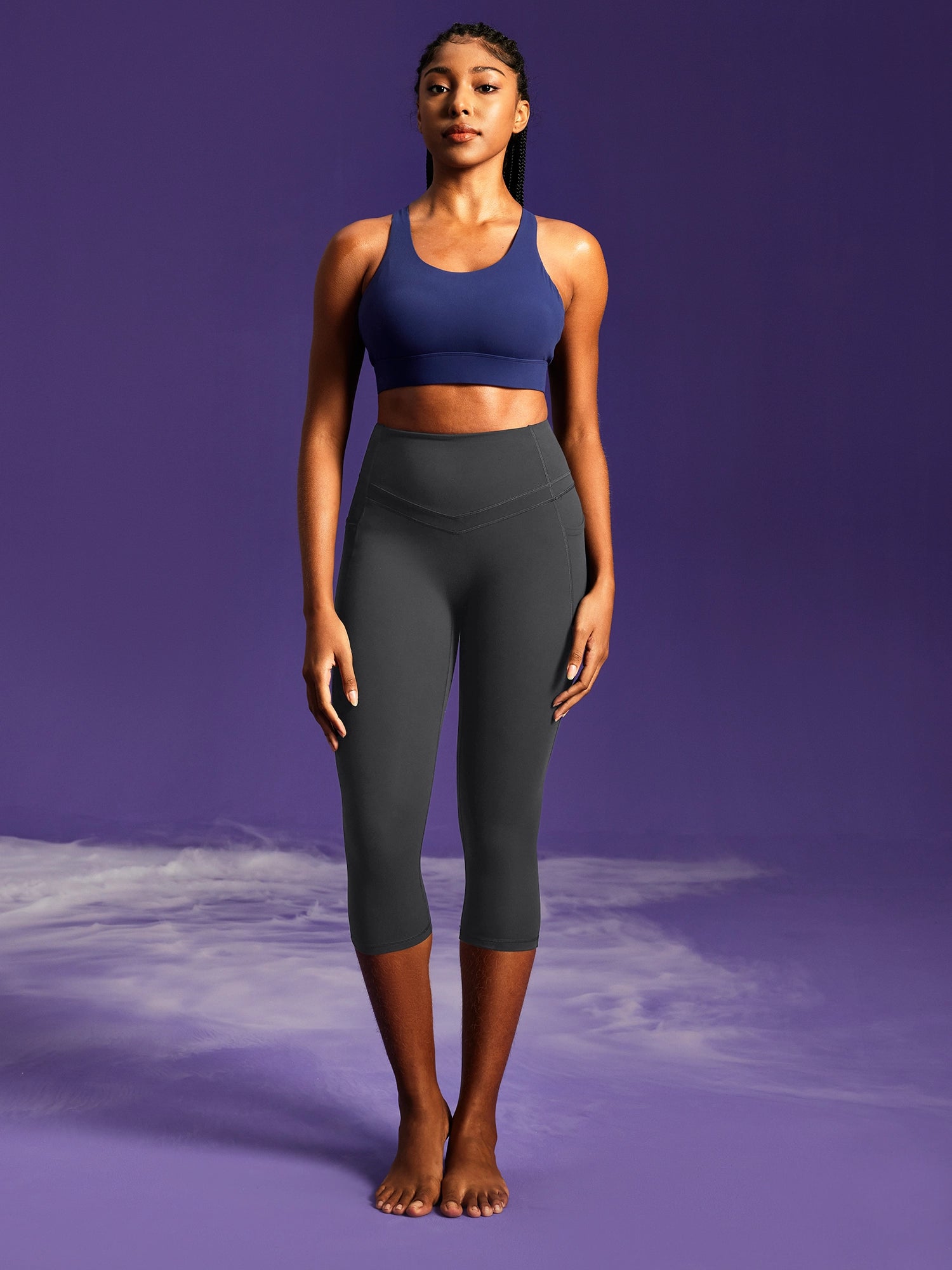 IUGA PowerTight Sandwich No Front Seam Capris