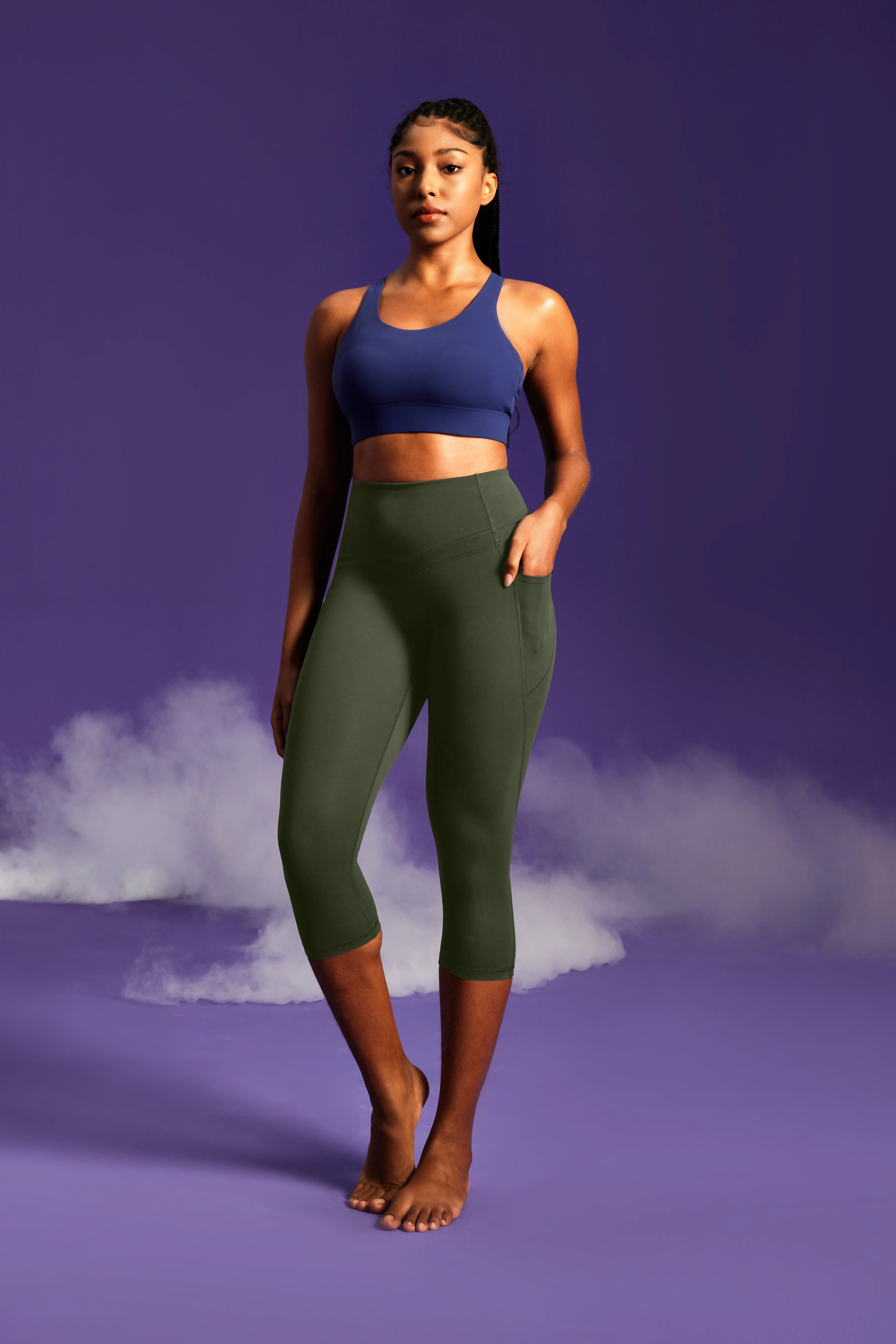 IUGA PowerTight Sandwich No Front Seam Capris