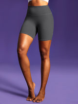 IUGA PowerTight 6'' Scrunch Butt No Front Seam High Waist Shorts With Pockets | Affordable Yoga Leggings & Activewear by IUGA