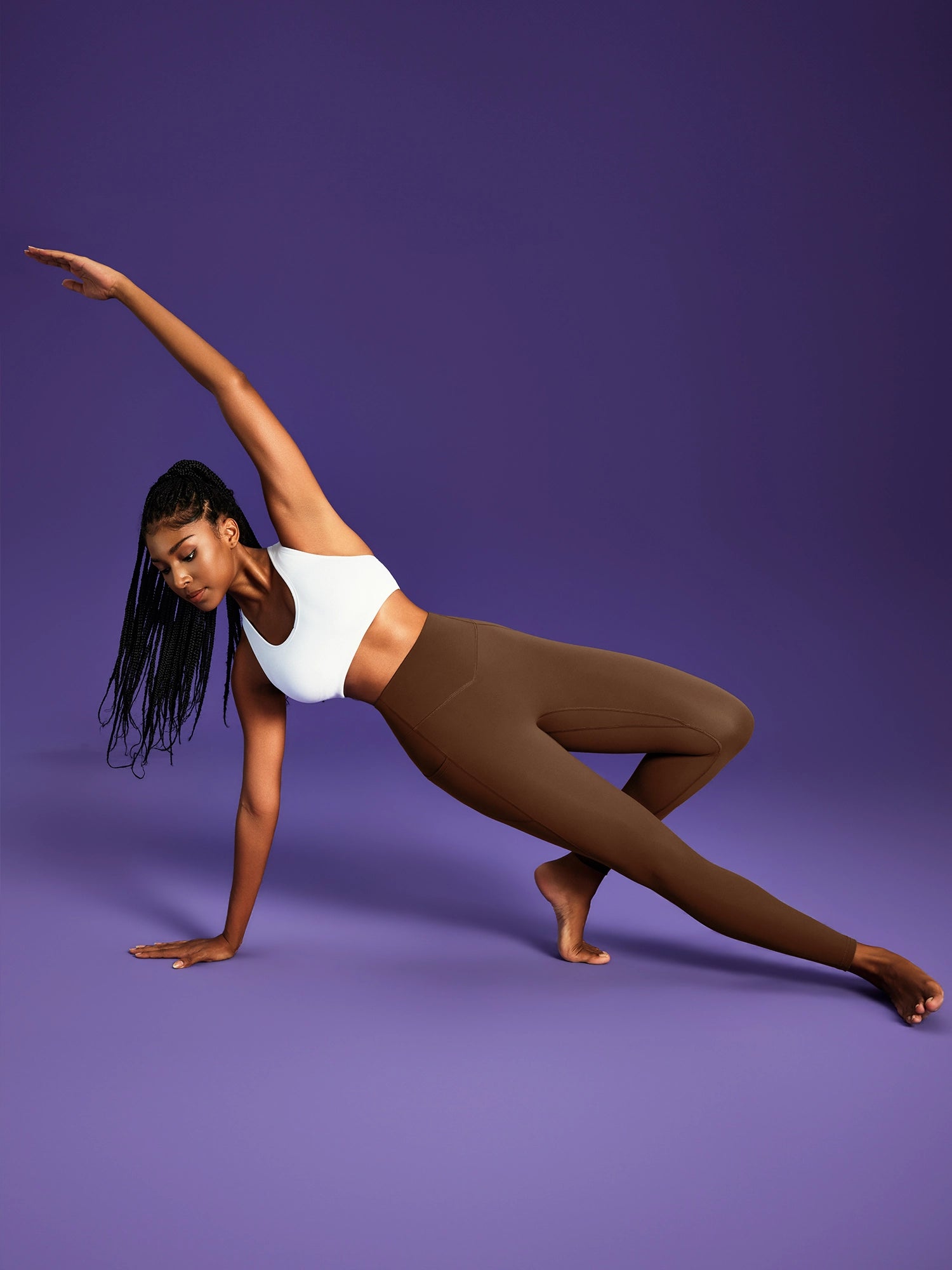 IUGA PowerTight Sandwich Scrunch Butt Lifting No Front Seam Compression Leggings With Pockets | Affordable Yoga Leggings & Activewear by IUGA