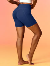 IUGA FlexTight High Waist No Front Seam Scrunch Butt Shorts With Pockets | Affordable Yoga Leggings & Activewear by IUGA