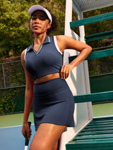 IUGA A-Line High Waisted  Tennis Skirt With Pockets | Affordable Yoga Leggings & Activewear by IUGA