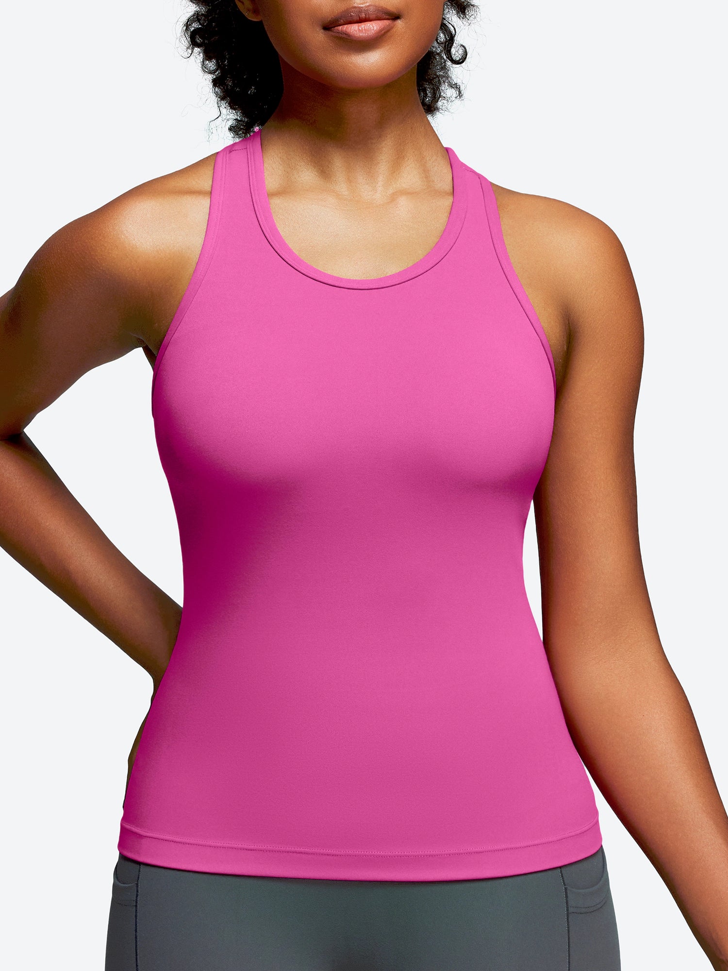 IUGA Padded Racerback Tank Tops With Built in Bra | Affordable Yoga Leggings & Activewear by IUGA