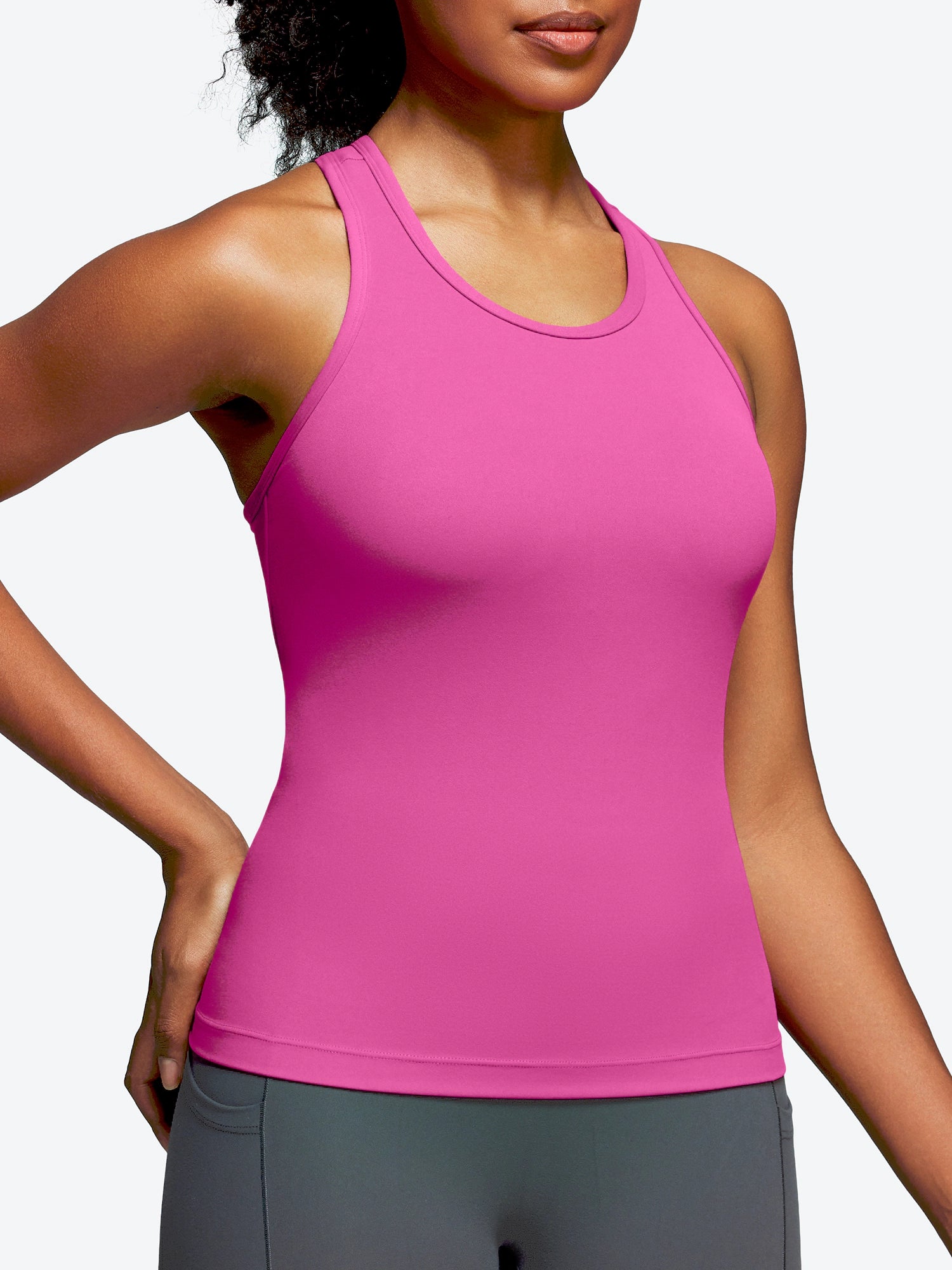 IUGA Padded Racerback Tank Tops With Built in Bra | Affordable Yoga Leggings & Activewear by IUGA