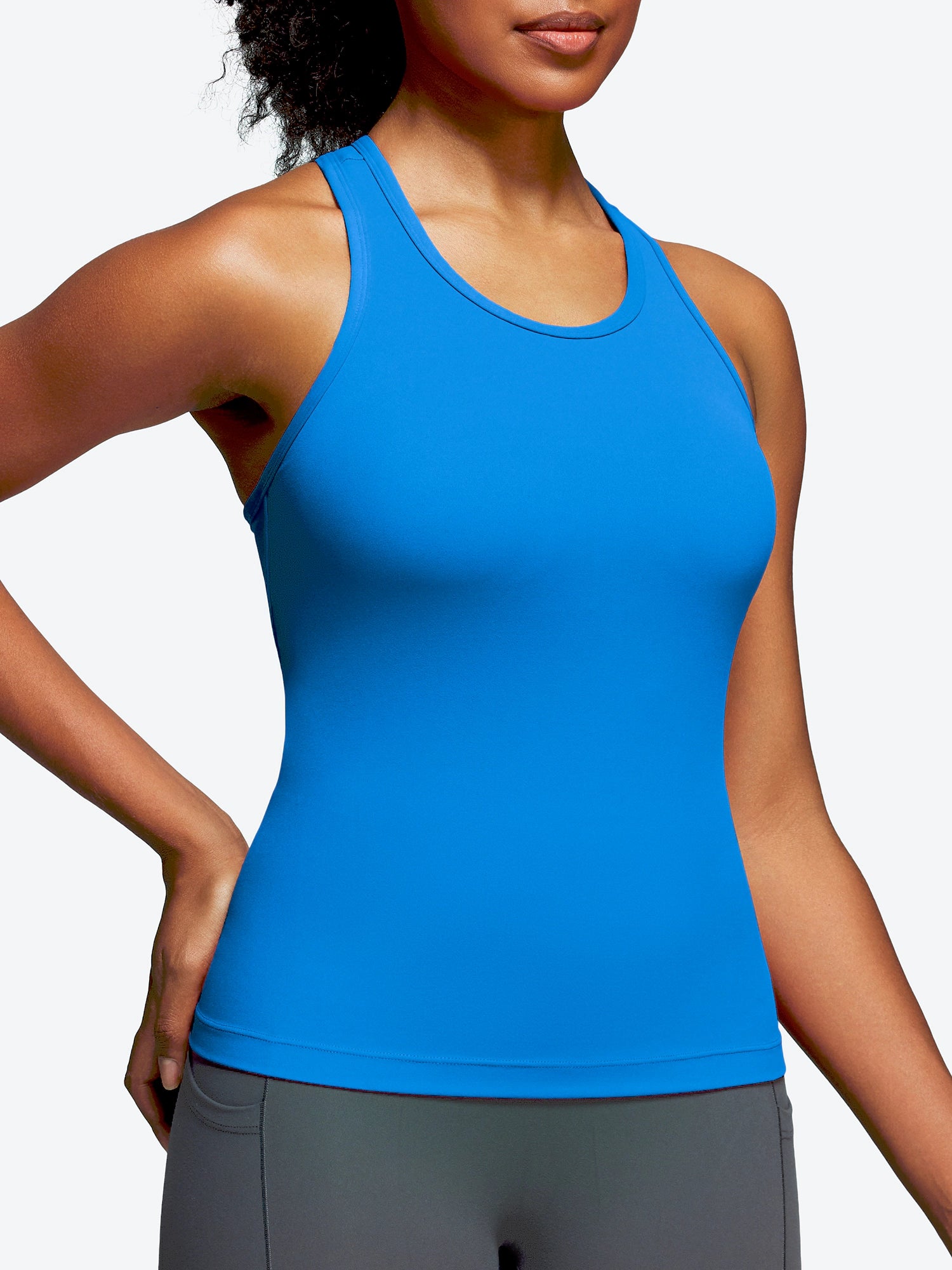 IUGA Padded Racerback Tank Tops With Built in Bra | Affordable Yoga Leggings & Activewear by IUGA