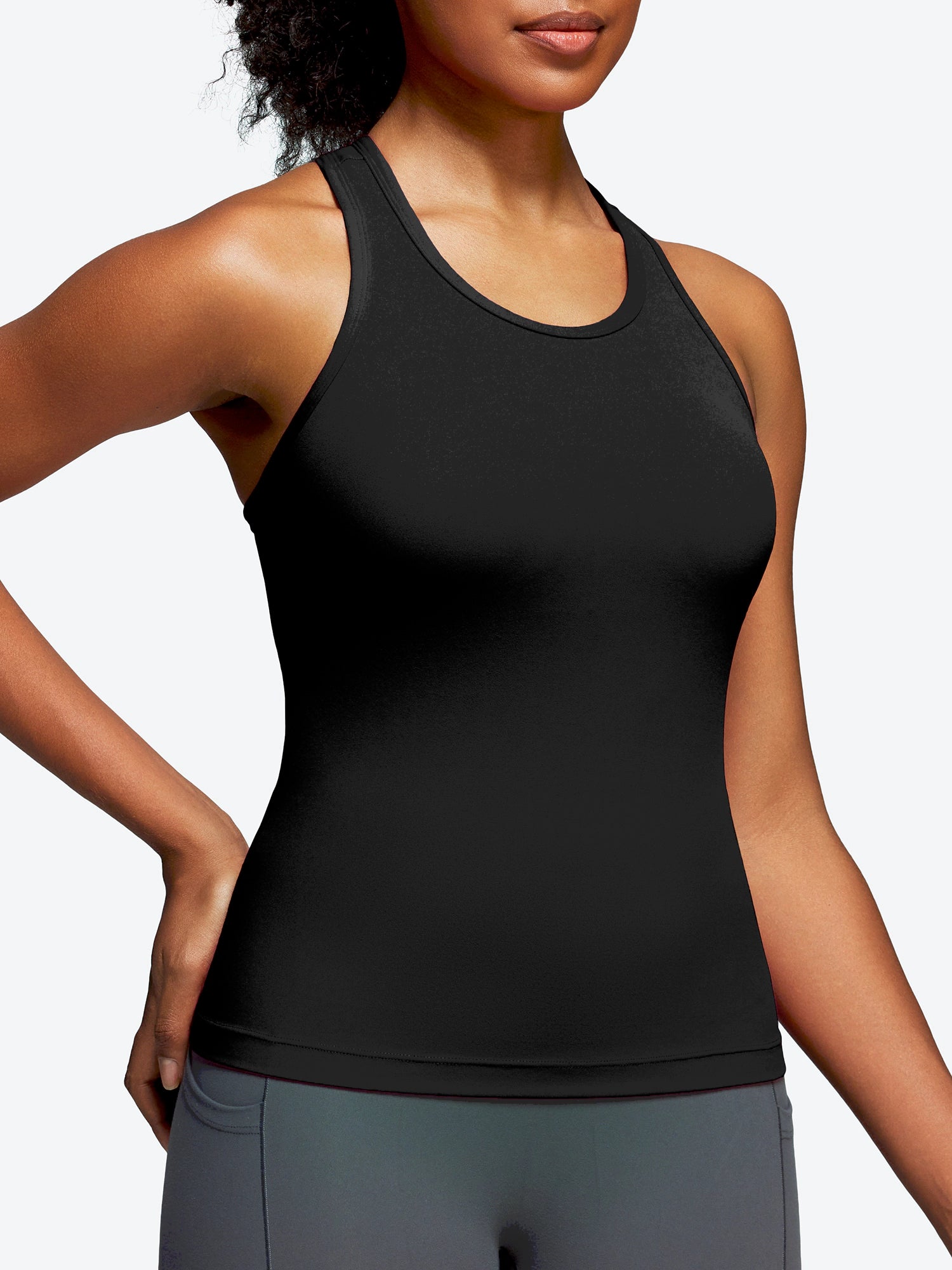 IUGA Padded Racerback Tank Tops With Built in Bra | Affordable Yoga Leggings & Activewear by IUGA