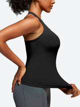 IUGA Padded Racerback Tank Tops With Built in Bra | Affordable Yoga Leggings & Activewear by IUGA