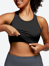 IUGA Padded Racerback Tank Tops With Built in Bra | Affordable Yoga Leggings & Activewear by IUGA