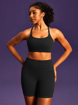 IUGA PowerTight Fixed-Cup Strappy Ultra-Soft Sports Bra | Affordable Yoga Leggings & Activewear by IUGA