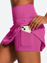IUGA A-Line High Waisted  Tennis Skirt With Pockets | Affordable Yoga Leggings & Activewear by IUGA
