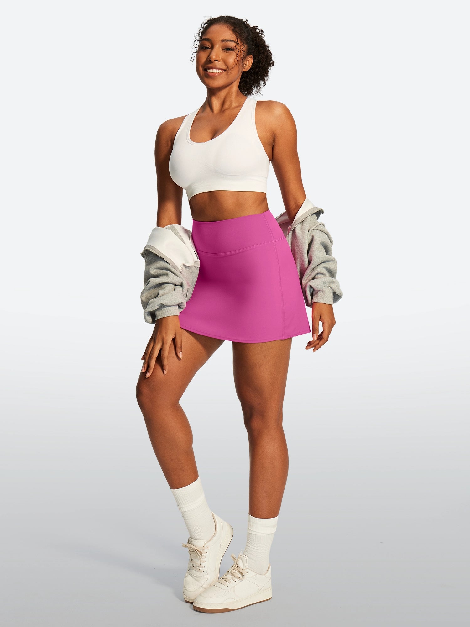 IUGA A-Line High Waisted  Tennis Skirt With Pockets | Affordable Yoga Leggings & Activewear by IUGA