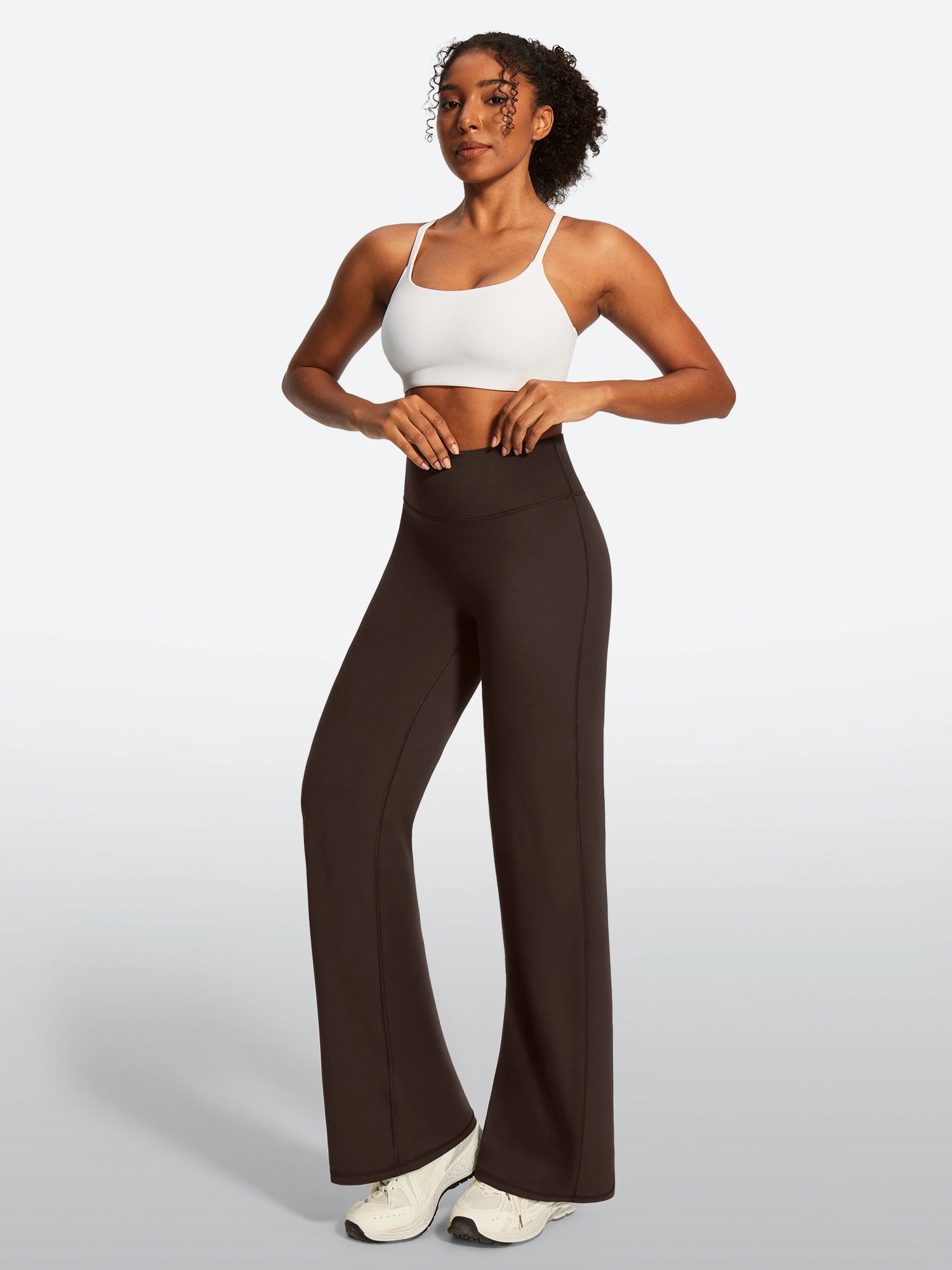 IUGA SilkFeel High Waist No Front Seam Straight Leggings | Affordable Yoga Leggings & Activewear by IUGA