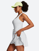 IUGA Tennis Mini Dresses With Built-in Shorts & Pockets | Affordable Yoga Leggings & Activewear by IUGA